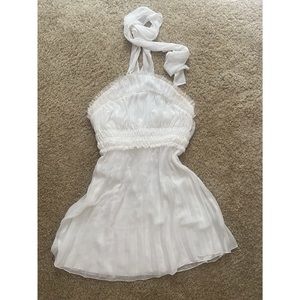 ASOS Chiffon white dress